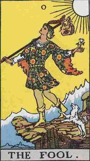 El Loco en el Tarot Rider Waite