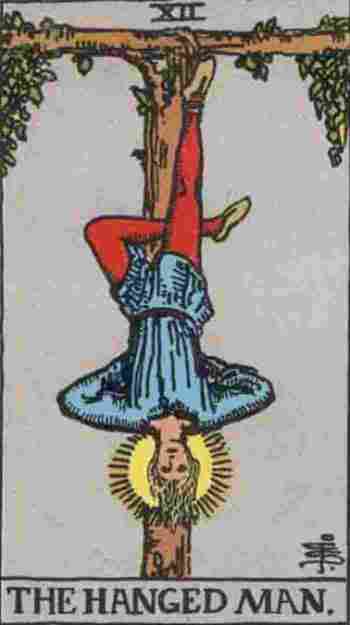 El Colgado en el Tarot Rider Waite
