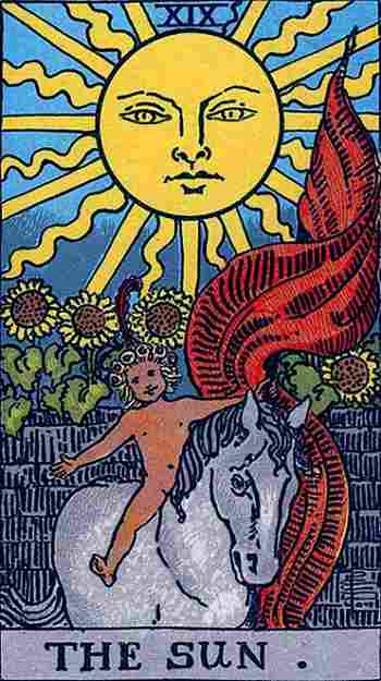 El Sol en el Tarot Rider Waite