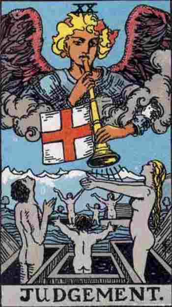 El Juicio en el Tarot Rider Waite