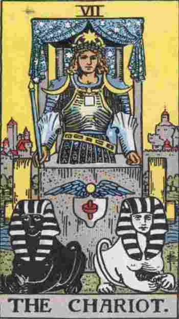 El Carro en el Tarot Rider Waite