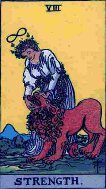 La Fuerza en el Tarot Rider Waite